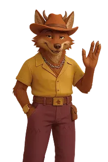 Zizobet fox mascot
