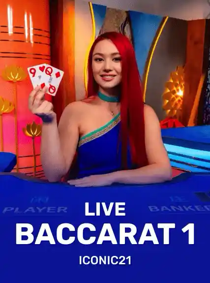 Live baccarat table